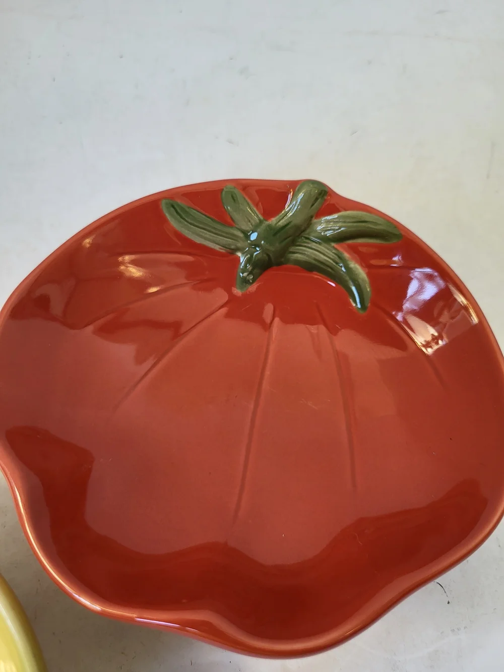 Williams-Sonoma Heirloom Tomato Dipping Bowls S/2 Red And Green
